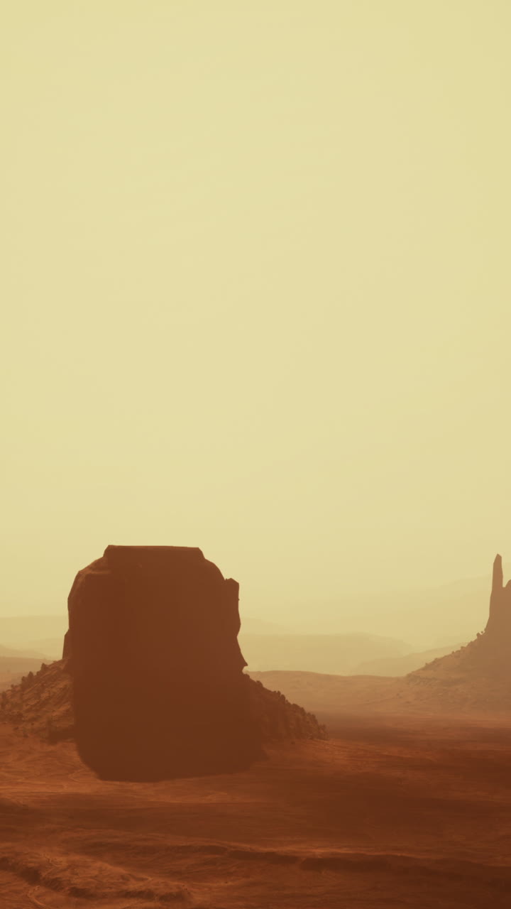 아리조나 의 유명한 기념물 계곡 파노라마 와 함께