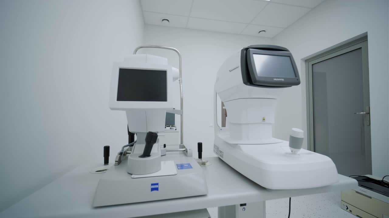 Modern Ophthalmology Equipment in a Clinic
