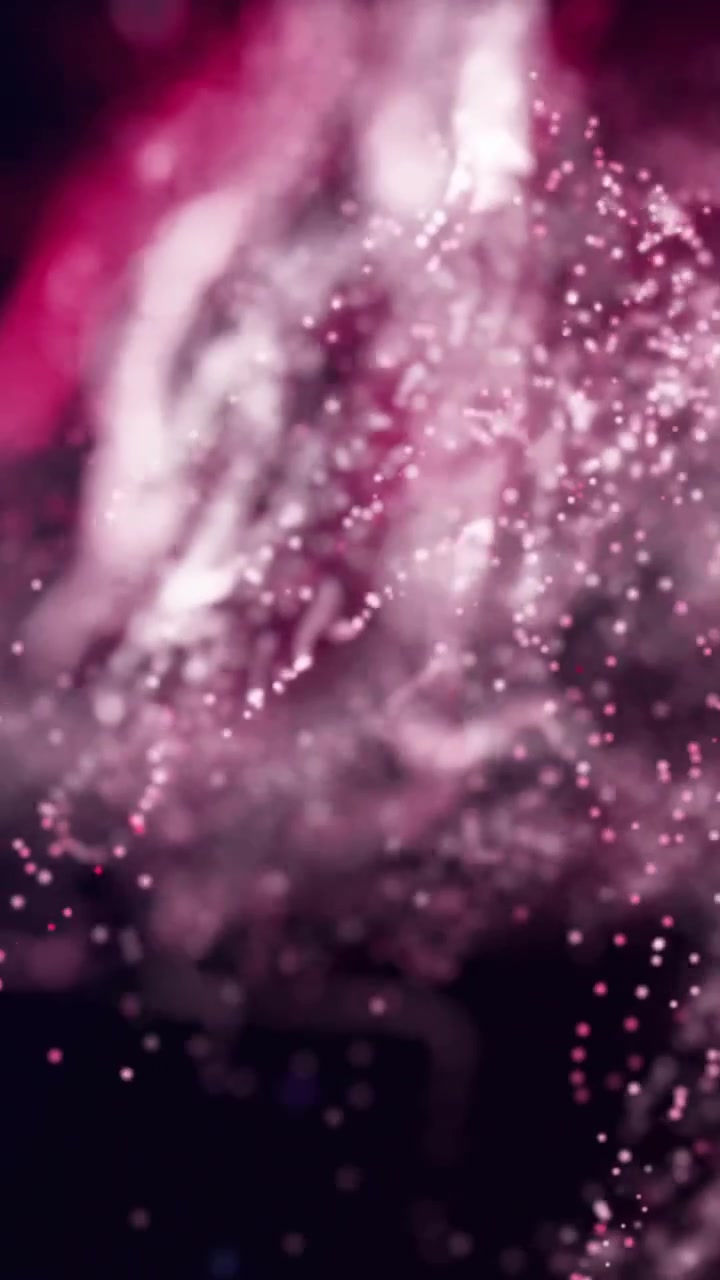 Animazione di rete rosa luminosa che si muove su sfondo scuro