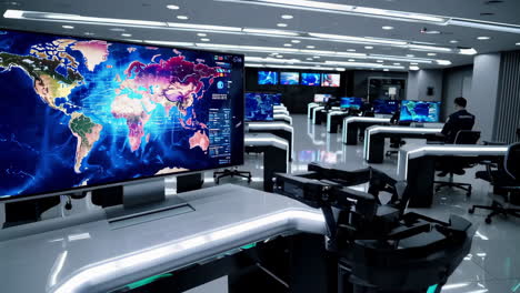 modern high-tech control room