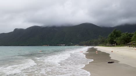 Bãi-tắm-An-Hải-Beach,-located-on-the-serene-shores-of-Con-Dao,-Vietnam