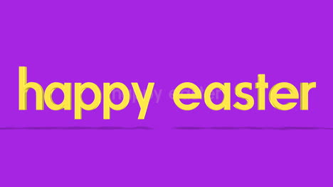Rolling-Happy-Easter-text-on-purple-gradient-color