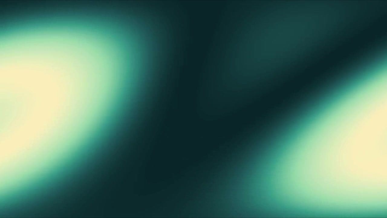 Fundo Abstrato em Movimento com Ondas em Gradiente de Verde Suave e Azul-petróleo Escuro