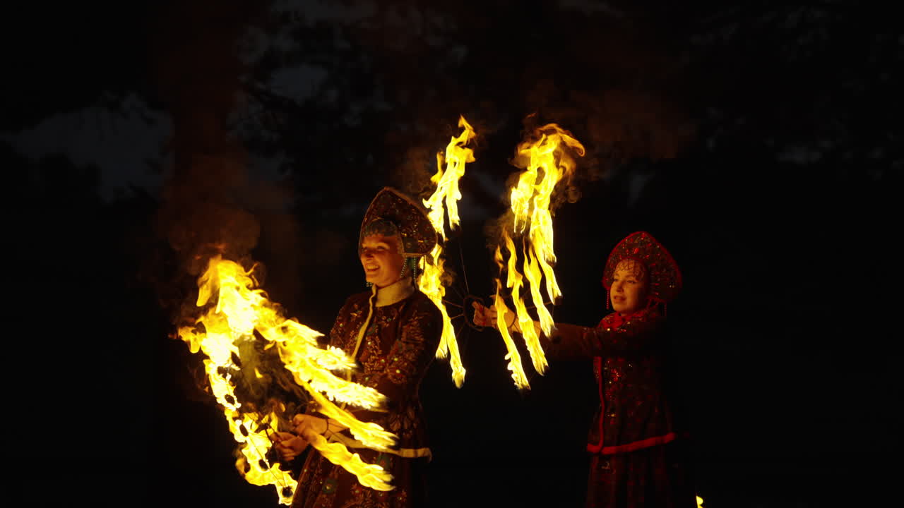 Fire Dancers Performance