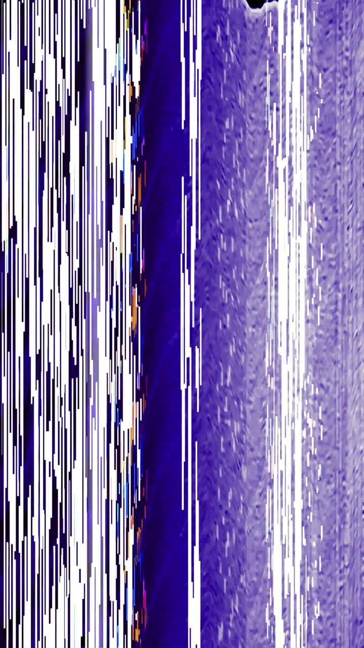 Abstract Digital Glitch Noise and Static Background
