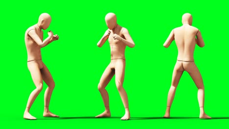 dummy, mannequin animation. phisical, motion blur. realistic 4k animation. green screen