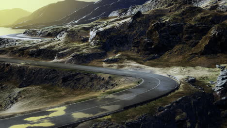 Empty-winding-road-through-the-valleys-and-hills