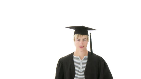 teenager having graduated