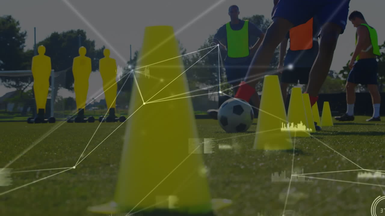 축구 선수들에 대한 데이터 처리 및 연결 네트워크의 활성화