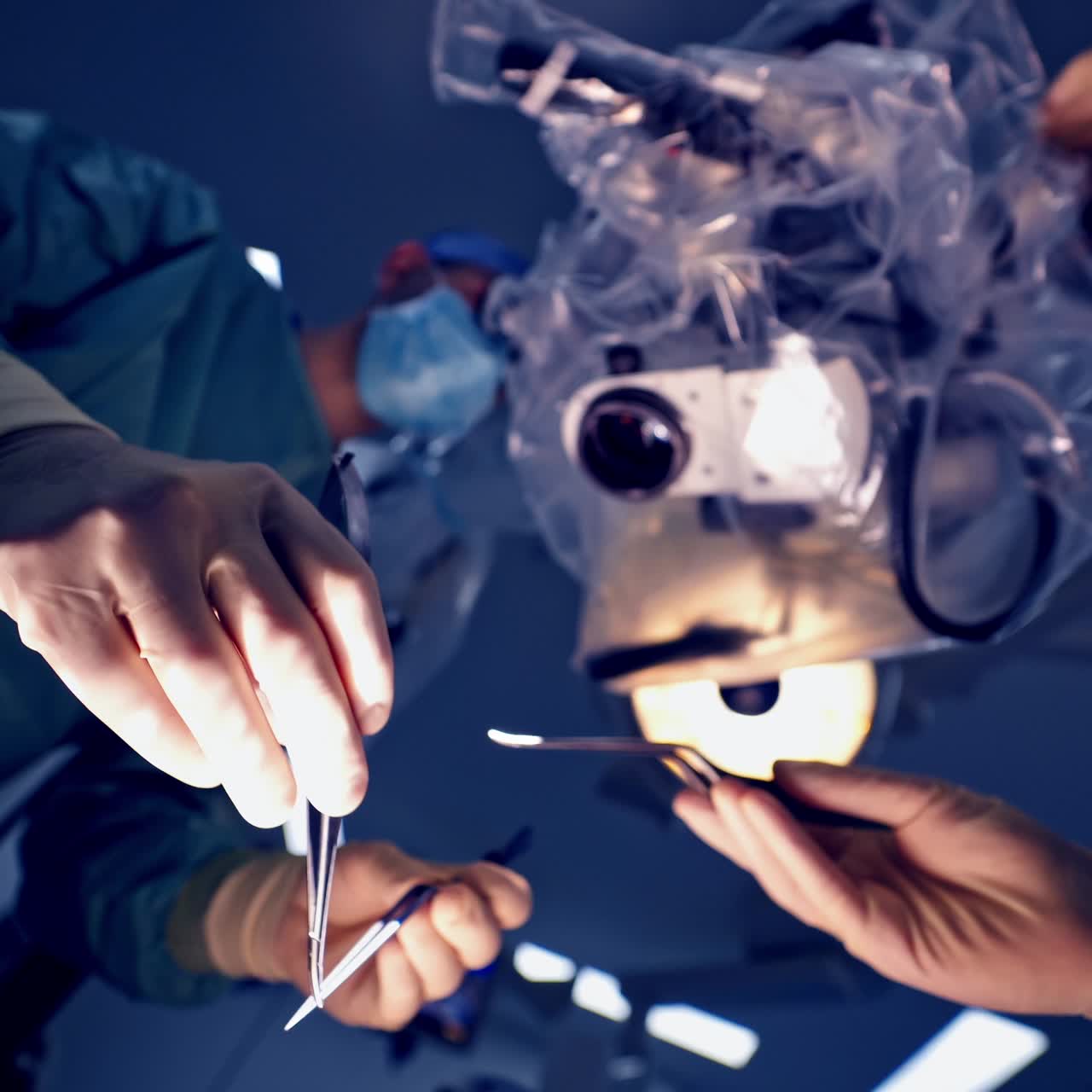 Shot in the operating room