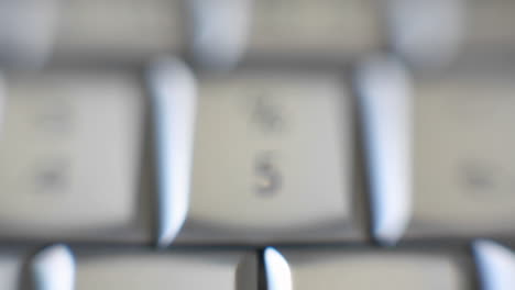 the number 5 is on a computer keyboard