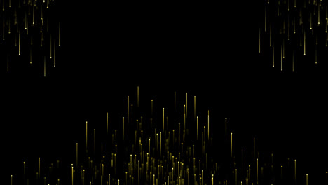 award-Gold-Particles.-shining-neon-lines-Glamour-Rain-falling-animation-on-black-background