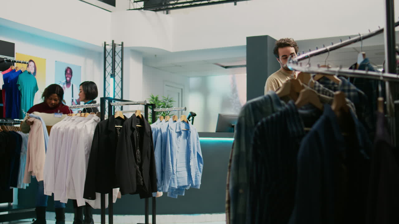 Clothing Store Scene