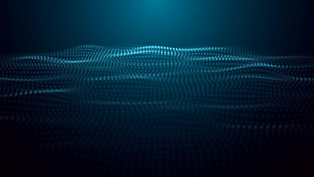 částicové vlny modrá smyčka