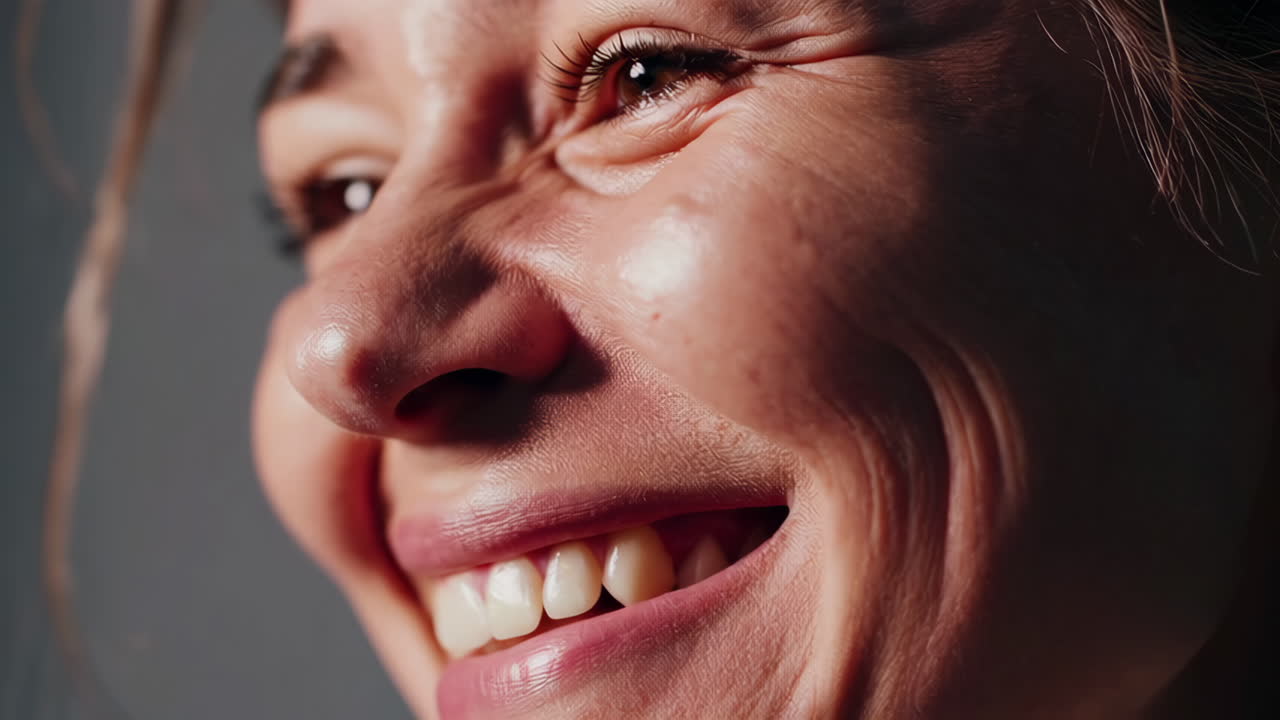 Close-up Portrait of a Smiling Woman
