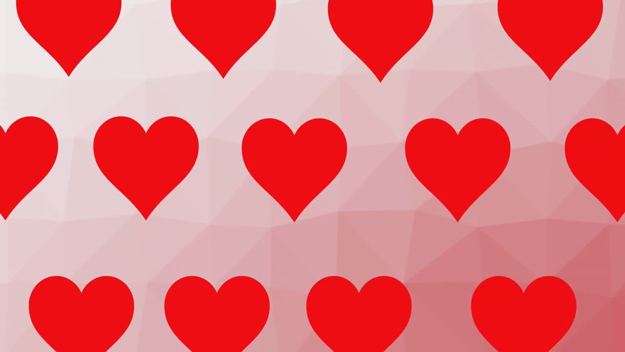 배경에 있는 심장 위에 있는 프레임에 있는 판매 텍스트의 애니메이션