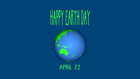 4k happy earth day animation |loopable