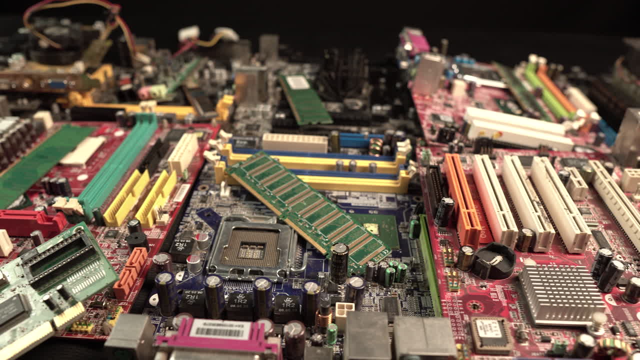 Electronic Waste, Desktop Computer Motherboards and Parts