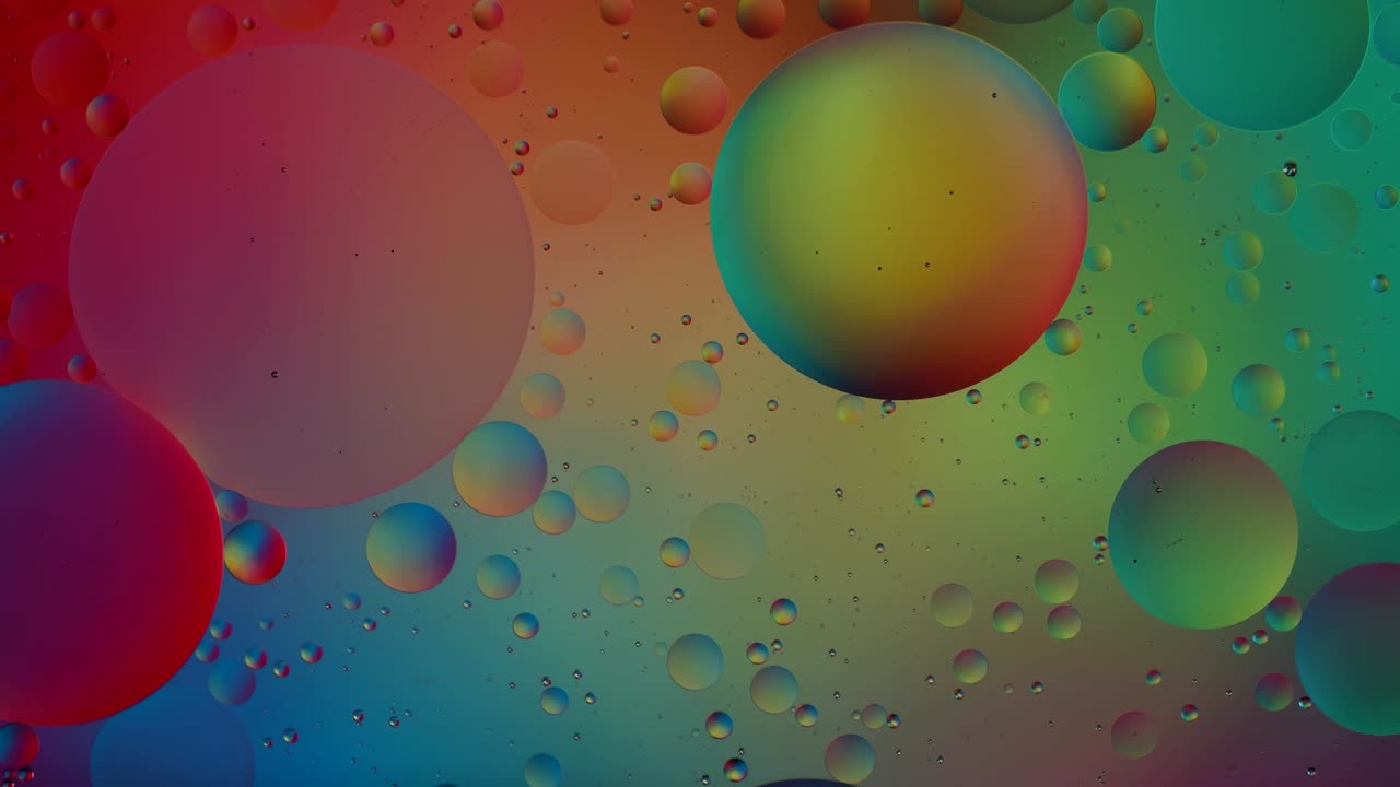 Abstract Colorful Bubbles