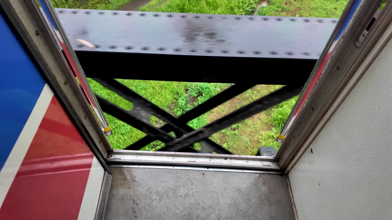 Train Journey Through Lush Green Landscape