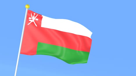 the national flag of the world, oman