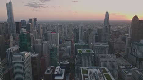 beautiful chicago downtown skyline background