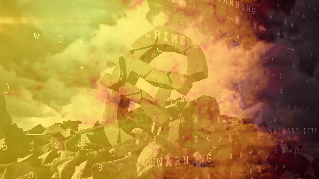 유로 화폐 기호의 애니메이션 바이러스 악성코드 및 보안