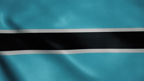 flag of botswana, slow motion waving. looping animation. ideal for sport events, led screen, international competitions, motion graphics etc