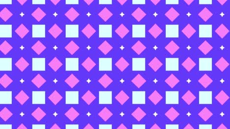 animación con rombos cuadrados en tonos de azul que se deslizan en el fondo