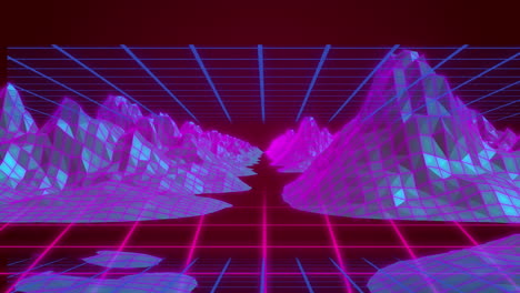 animación de usted ganar en el espacio abstracto digital