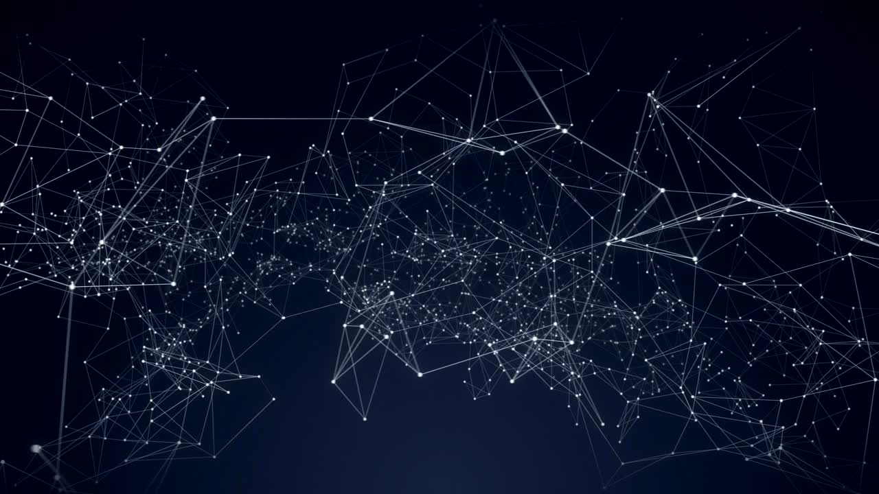 Cool Plexus Abstract Sky Lines Only Loop Animation