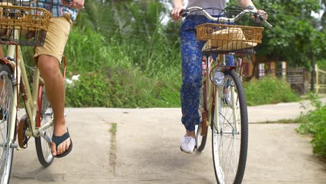 cycling through vietnamese countryside