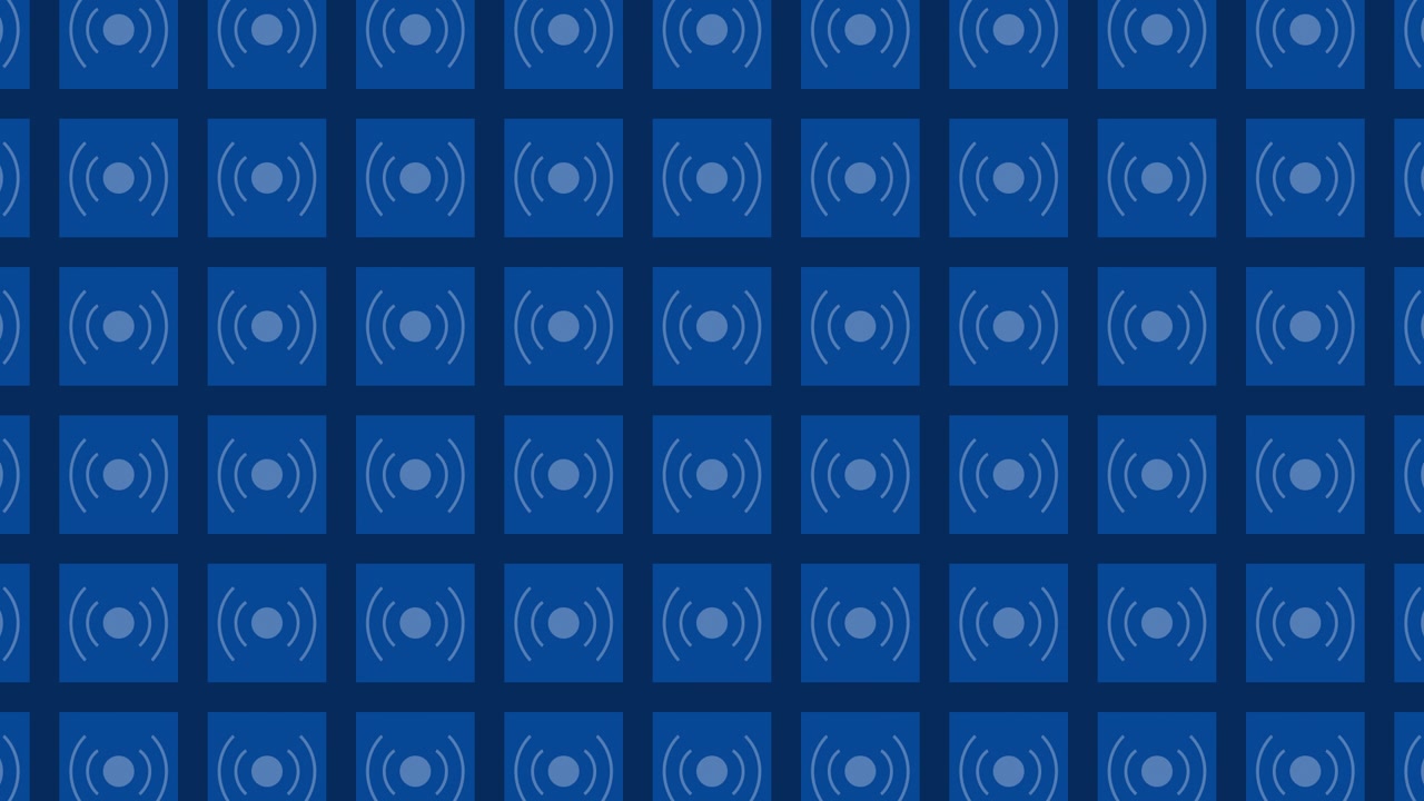 Blue Geometric Pattern