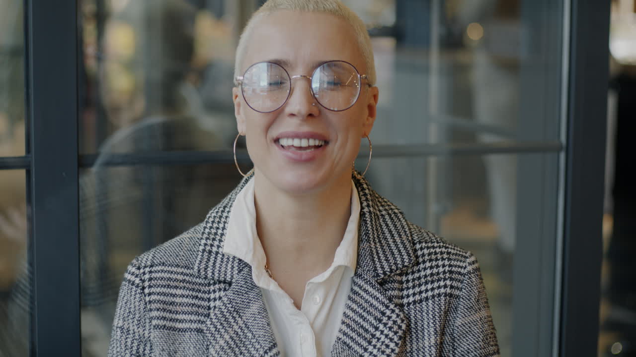 Confident Woman in Business Attire