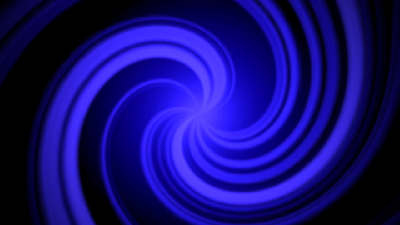 추상적인 파란 빛과 80년대 스타일의 선