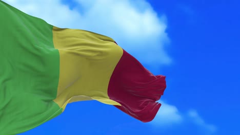 seamless loop of mali flag.
