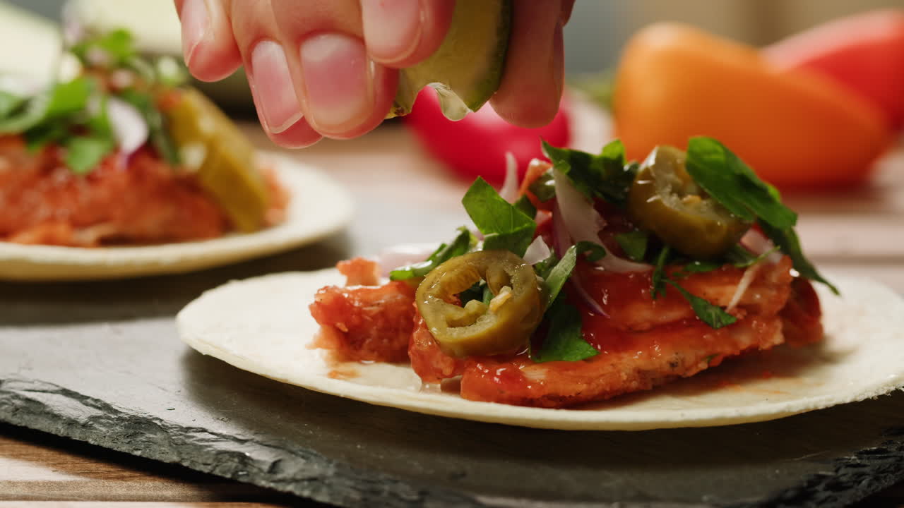 Preparing Delicious Chicken Tacos