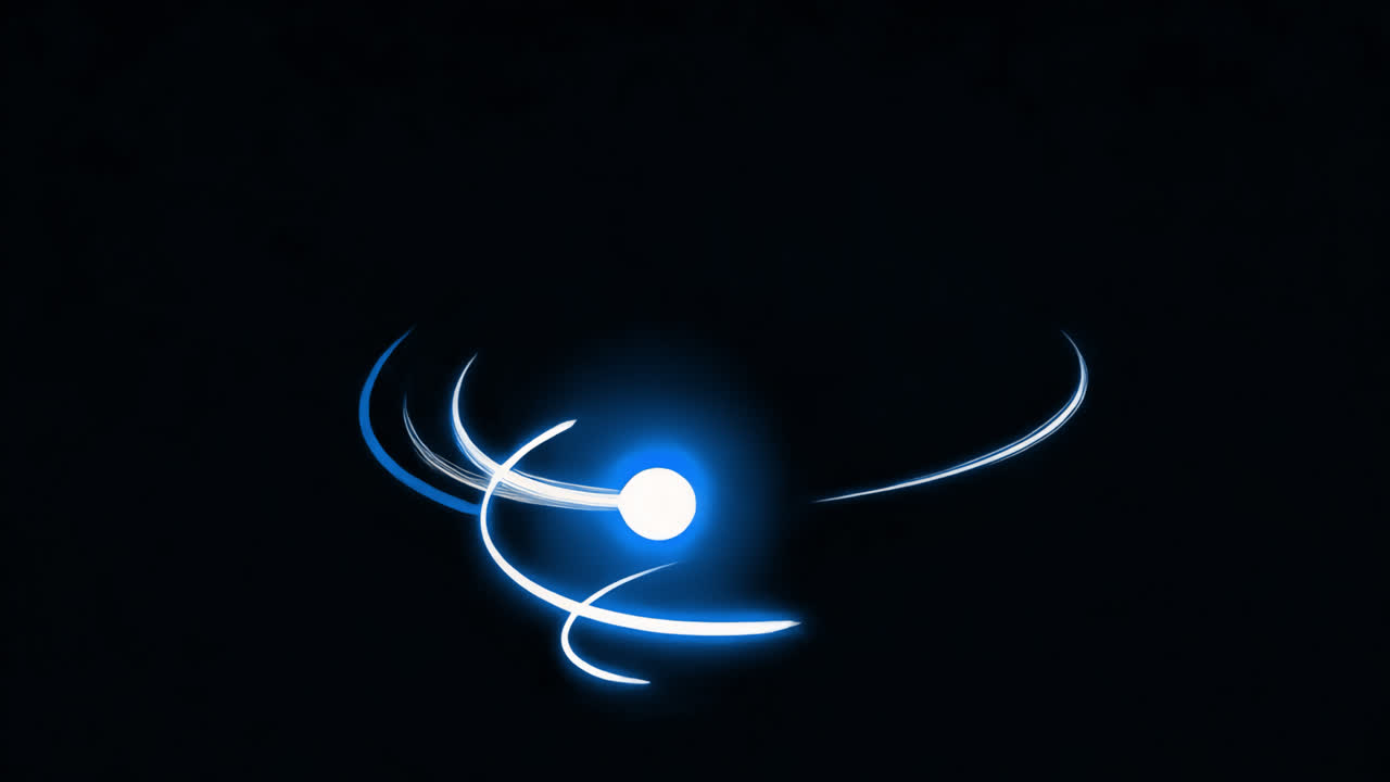Sovrapposizione animata di arte luminosa a spirale, video 4K trasparente, canale alfa, ProRes 4444