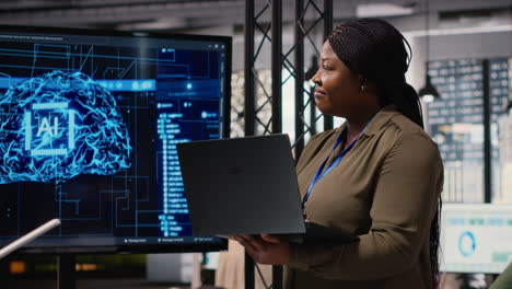 vertical video empowered corporate manager leverages machine learning and big data algorithms