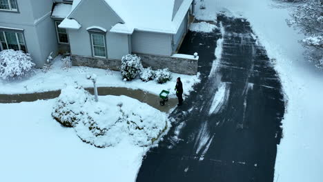 homeowner snow removal at home