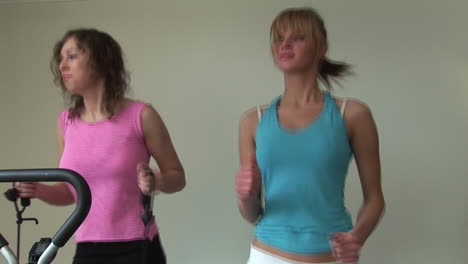 woman in gym working out