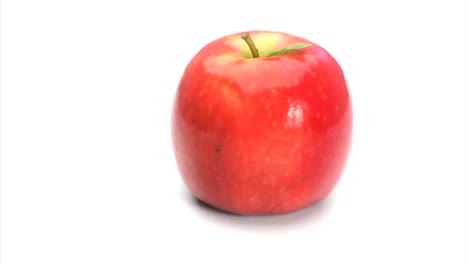 manzana roja girando