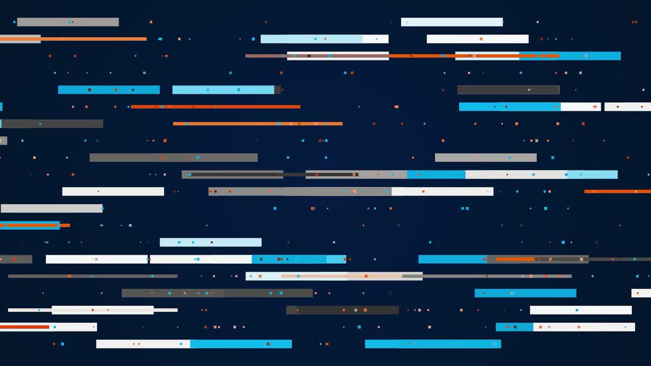 fondo digital abstracto con líneas coloridas y formas geométricas