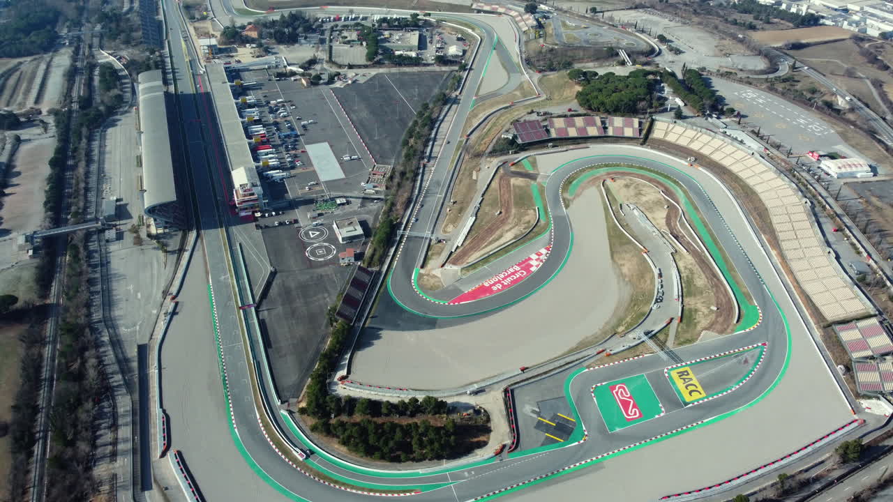Aerial View of the Circuit de Catalunya