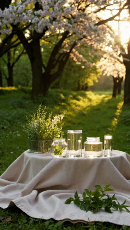 springtime garden decor
