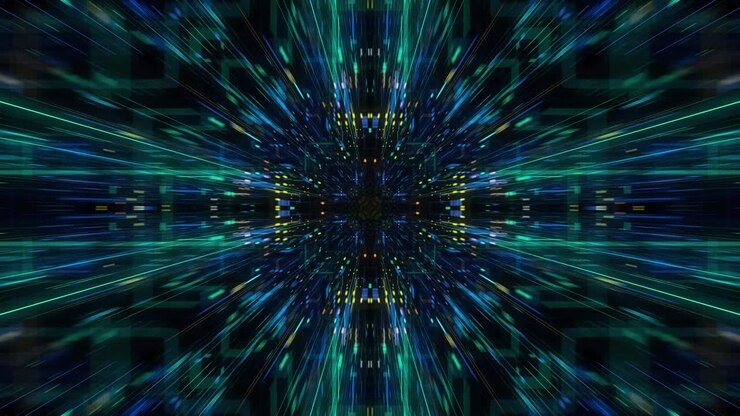 Seamless Loop Abtract Internet of Things motion background.