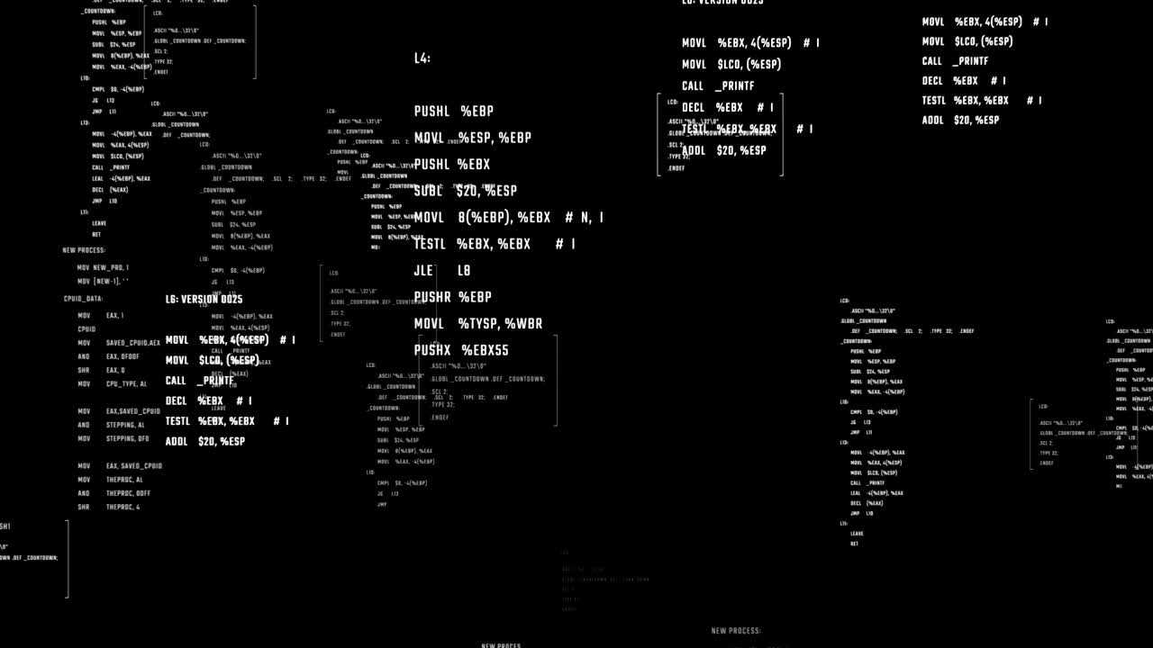 Futuristic interface of application programming.
