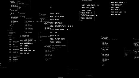 interfaz futurista de la programación de aplicaciones.
