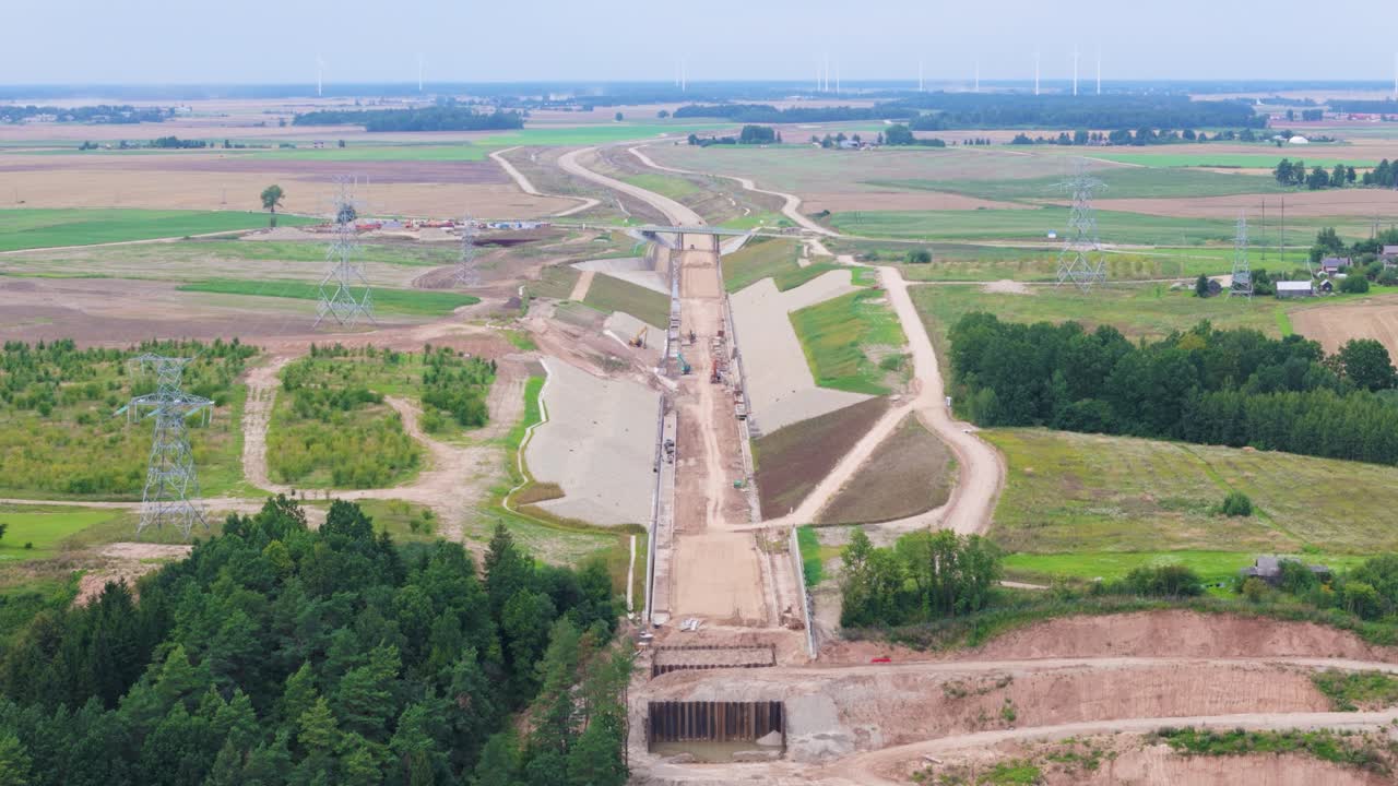 Road Construction Project in Rural Area