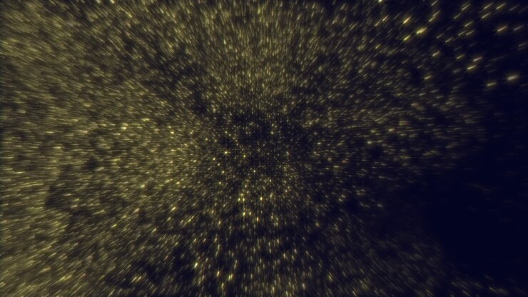 Vibrant and colorful blur of light in a dynamic scene